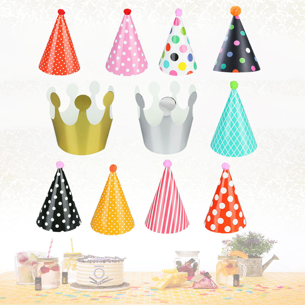 Party Hat Cone - 11 Sombreros de Cono para Fiesta