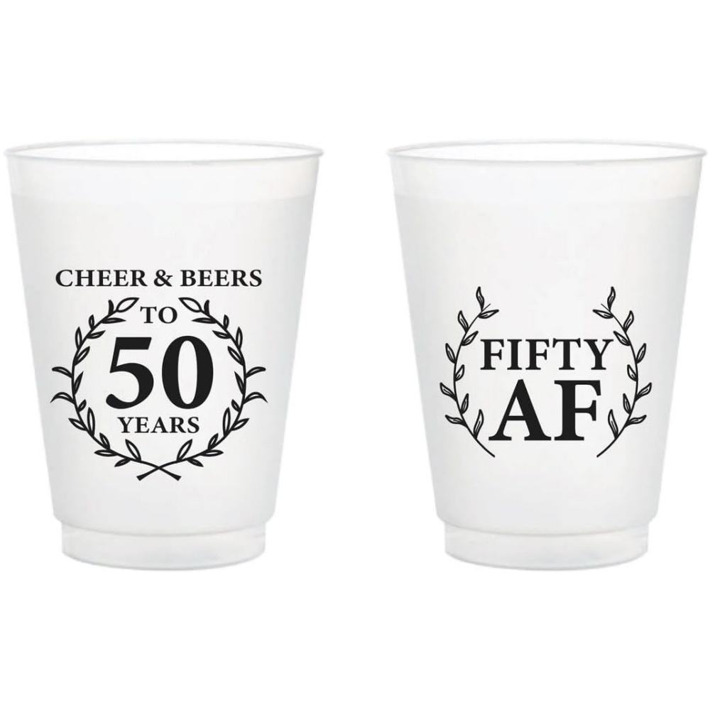 Plastic Cup 50Pcs - 10/50 Vasos de plástico esmerilados personalizados,