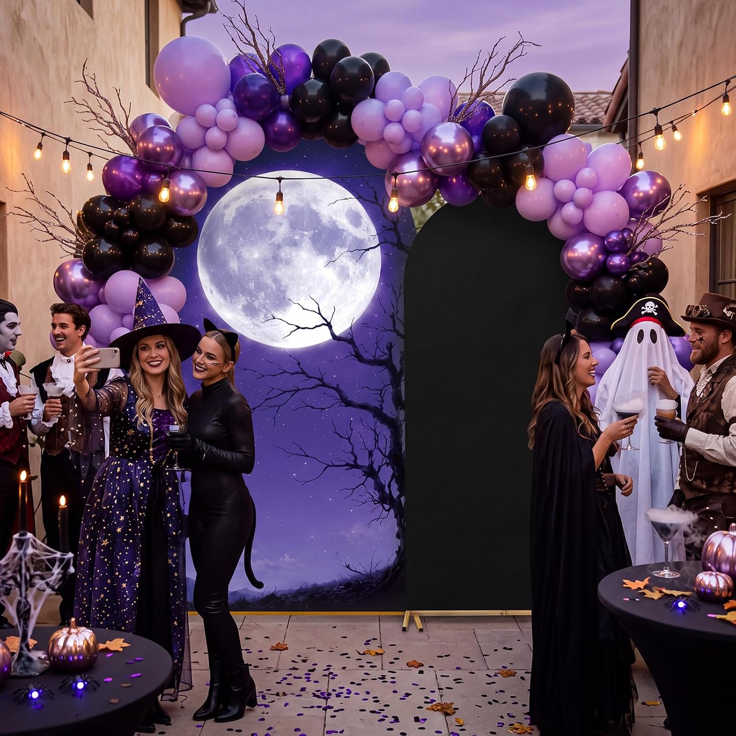 Dessert Table Backdrop - Funda de Fondo Personalizada de Doble