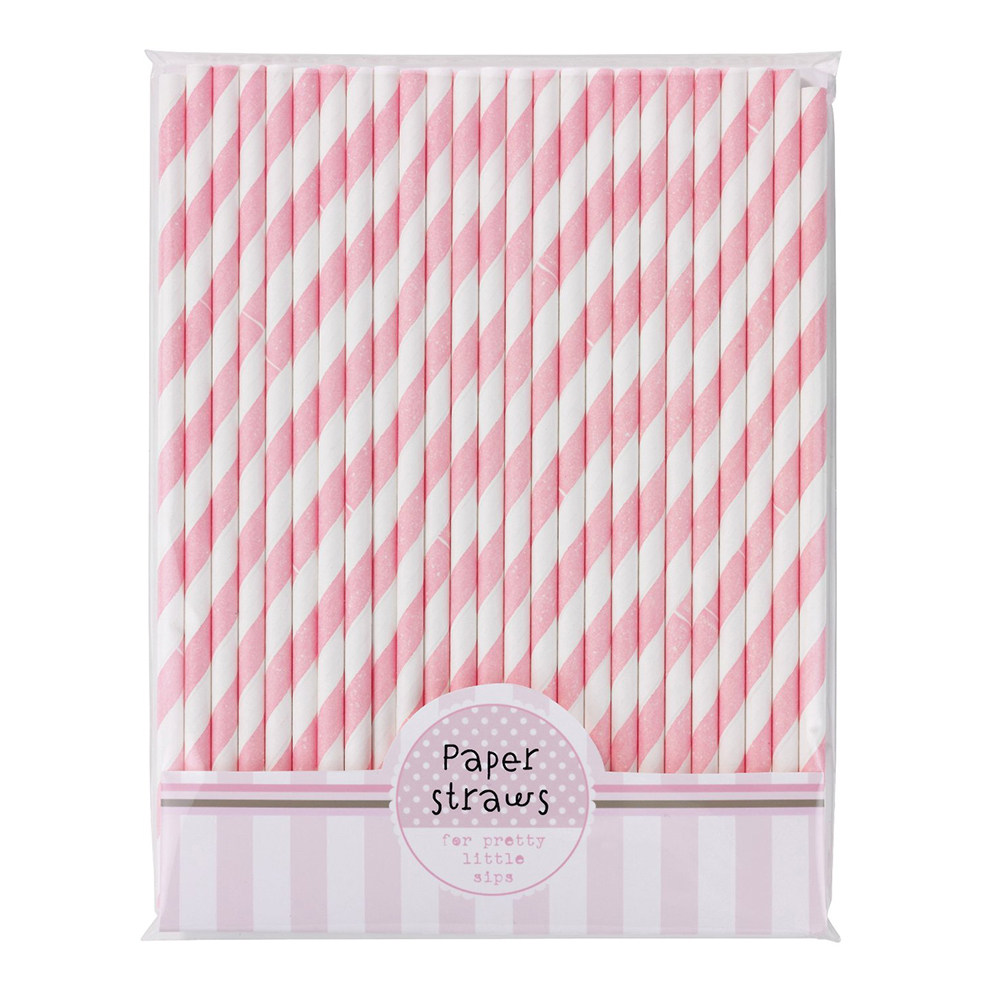 30 piezas de pajitas de papel  - Paper Straw Color reseña y precio