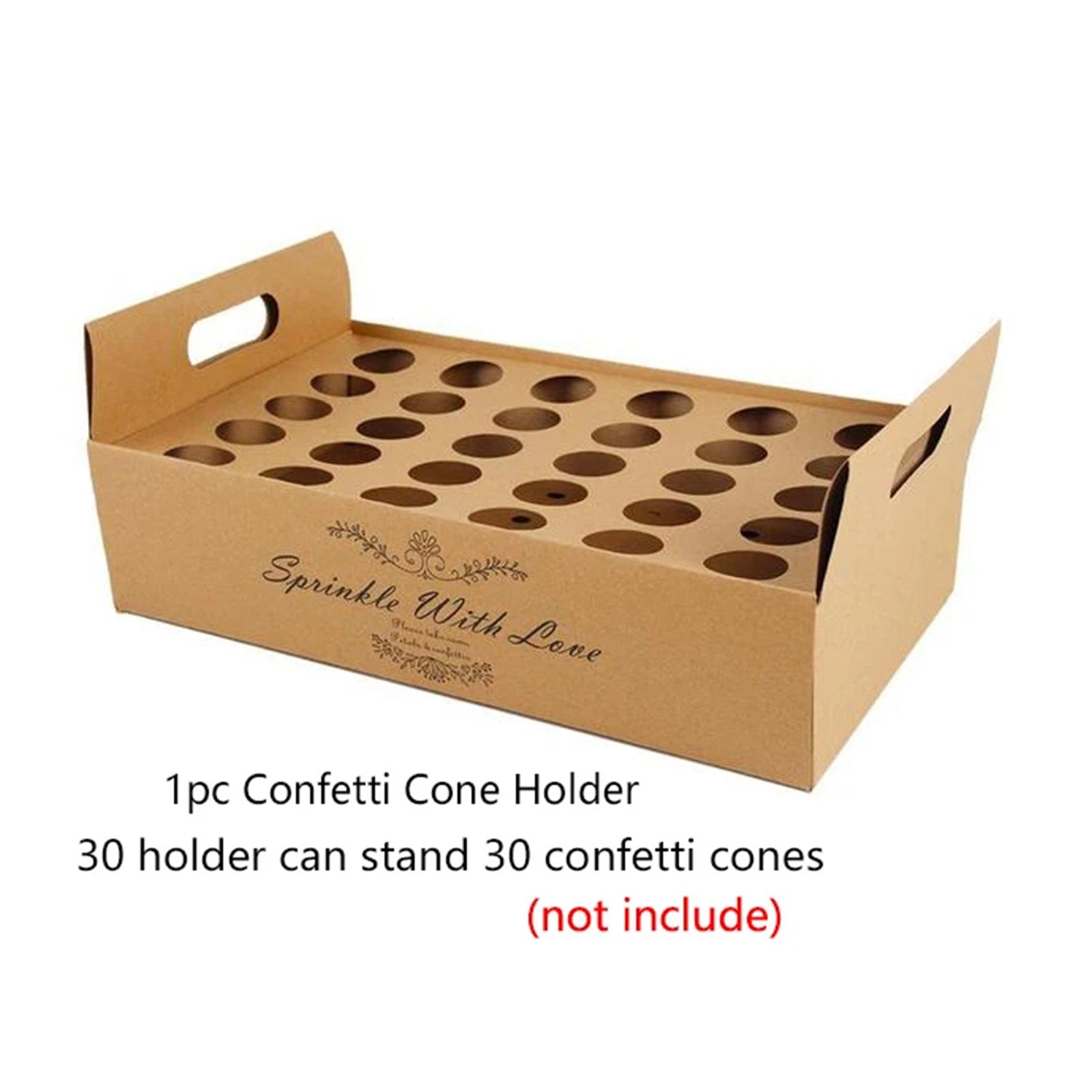 Soporte de cartón para conos d - Papercraft Supply Confetti reseña y precio