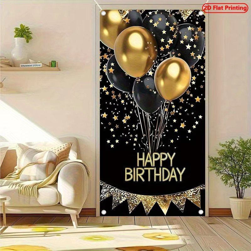 Pancarta Decorativa para Puert - Party Banner Gold reseña y precio